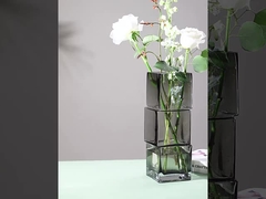 Moderne dekorative Glasvase Elegante Blumenbildschirm Mittelpunkt für jede Umgebung