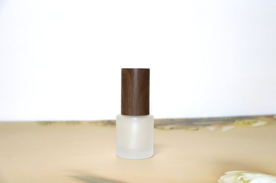 20 ml leere, wieder auffüllbare Glasglas-Kosmetikgefäße mit Schraubenkappe